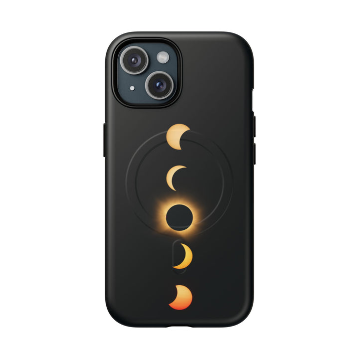 Sonnenfinsternis-Phasen, 12. August 2026 | Robuste Magnet-Handyhülle