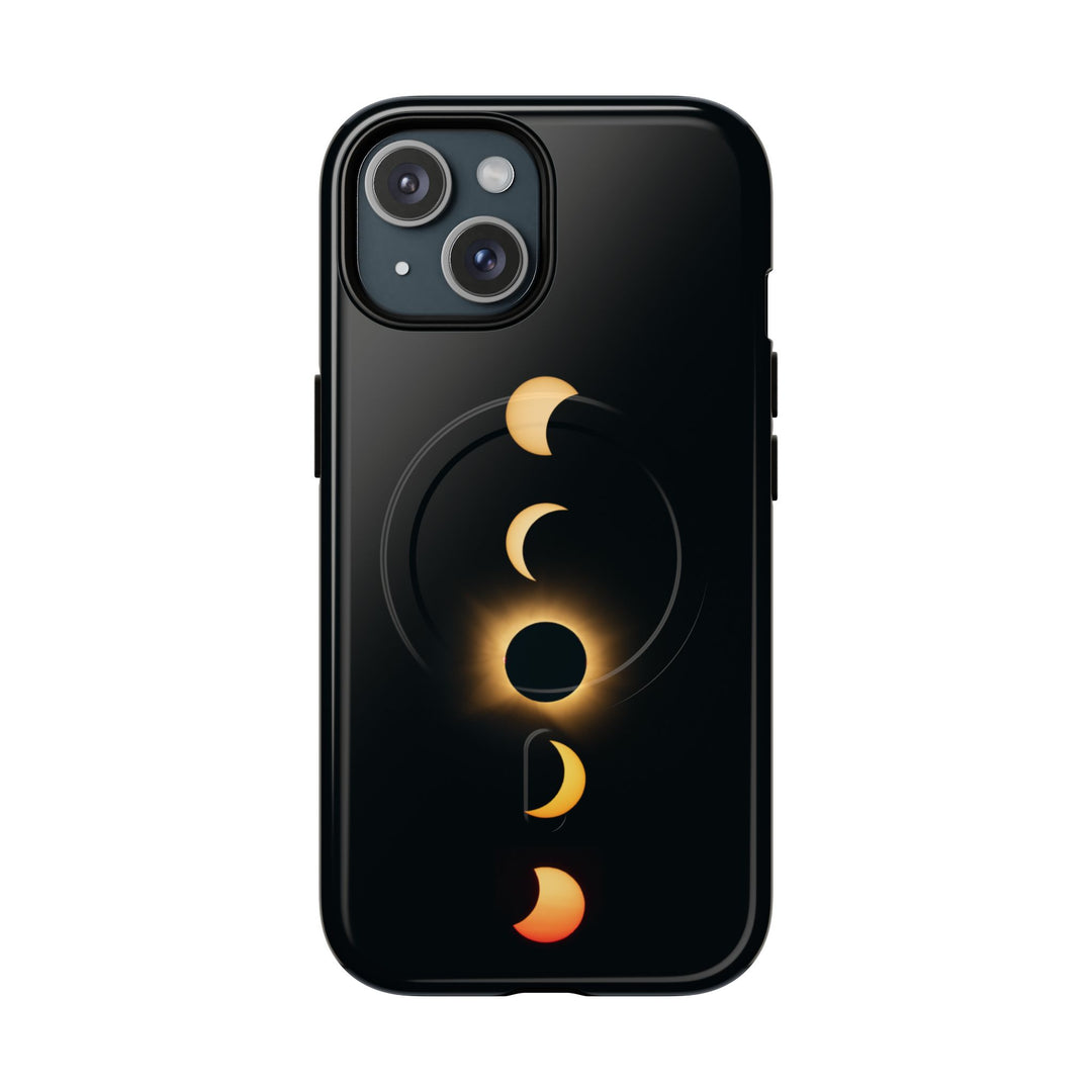 Sonnenfinsternis-Phasen, 12. August 2026 | Robuste Magnet-Handyhülle