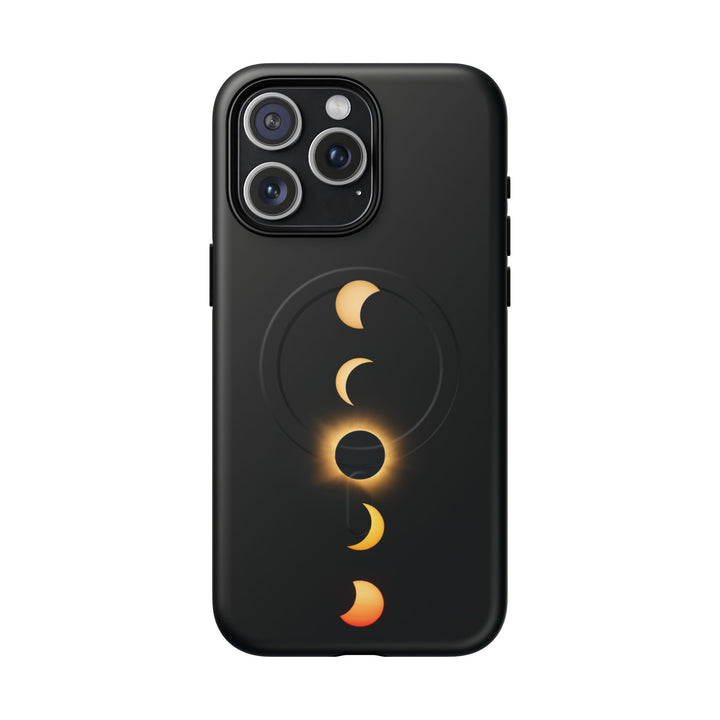 Sonnenfinsternis-Phasen, 12. August 2026 | Robuste Magnet-Handyhülle
