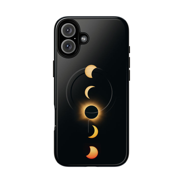 Sonnenfinsternis-Phasen, 12. August 2026 | Robuste Magnet-Handyhülle