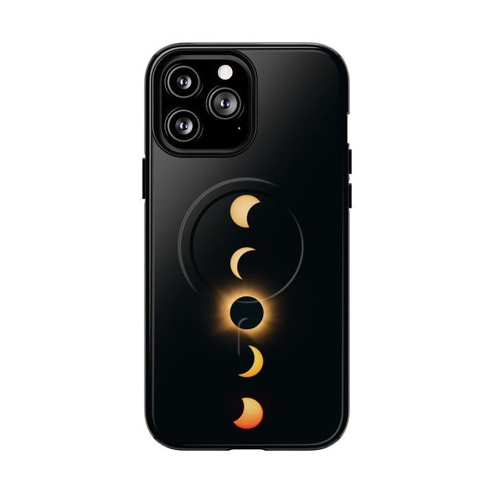 Sonnenfinsternis-Phasen, 12. August 2026 | Robuste Magnet-Handyhülle