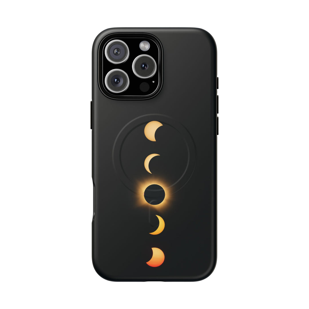 Sonnenfinsternis-Phasen, 12. August 2026 | Robuste Magnet-Handyhülle