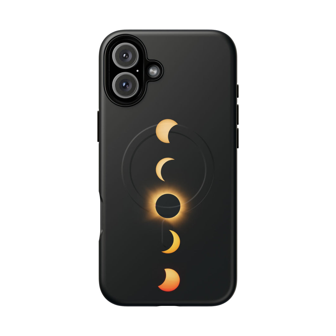 Sonnenfinsternis-Phasen, 12. August 2026 | Robuste Magnet-Handyhülle
