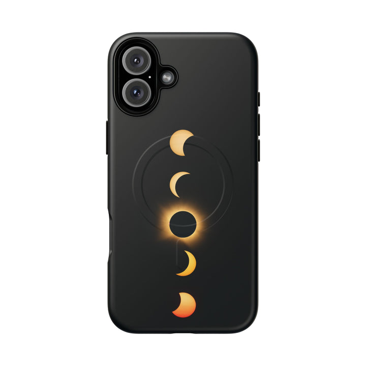 Sonnenfinsternis-Phasen, 12. August 2026 | Robuste Magnet-Handyhülle