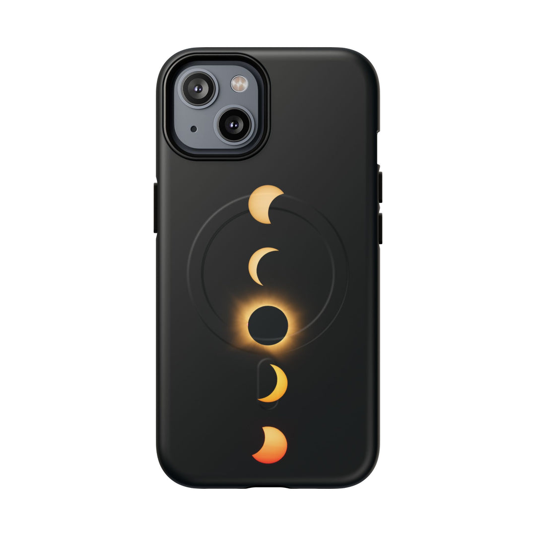 Sonnenfinsternis-Phasen, 12. August 2026 | Robuste Magnet-Handyhülle