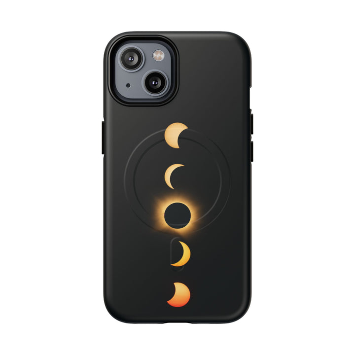 Sonnenfinsternis-Phasen, 12. August 2026 | Robuste Magnet-Handyhülle