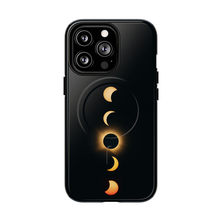 Sonnenfinsternis-Phasen, 12. August 2026 | Robuste Magnet-Handyhülle