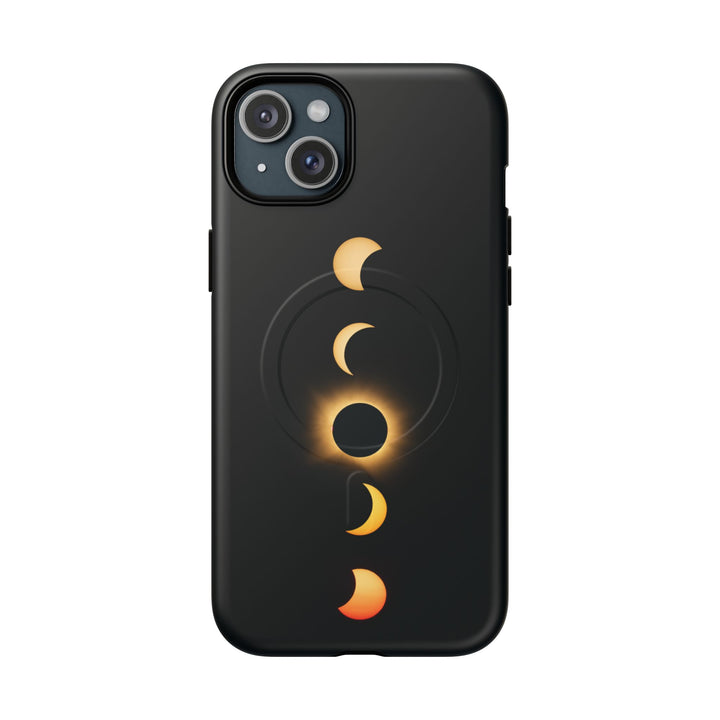 Sonnenfinsternis-Phasen, 12. August 2026 | Robuste Magnet-Handyhülle