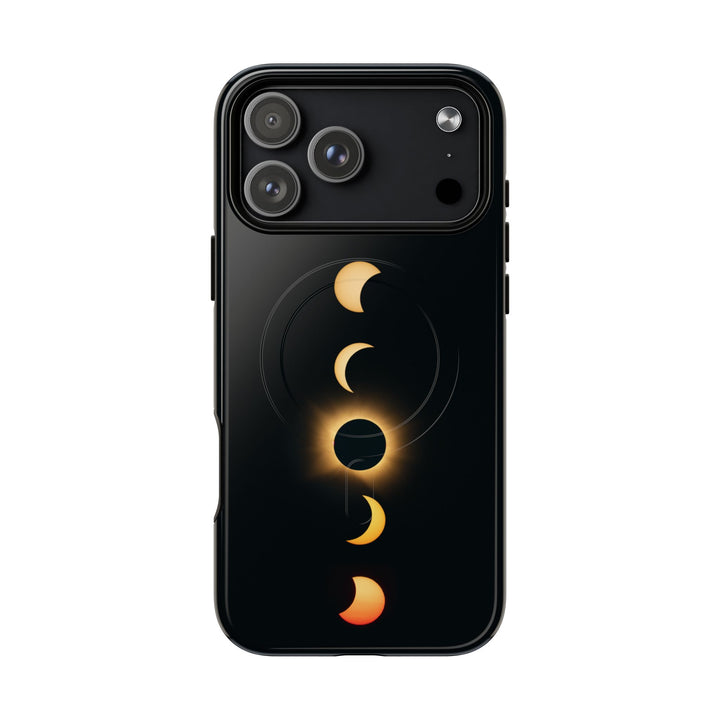 Sonnenfinsternis-Phasen, 12. August 2026 | Robuste Magnet-Handyhülle