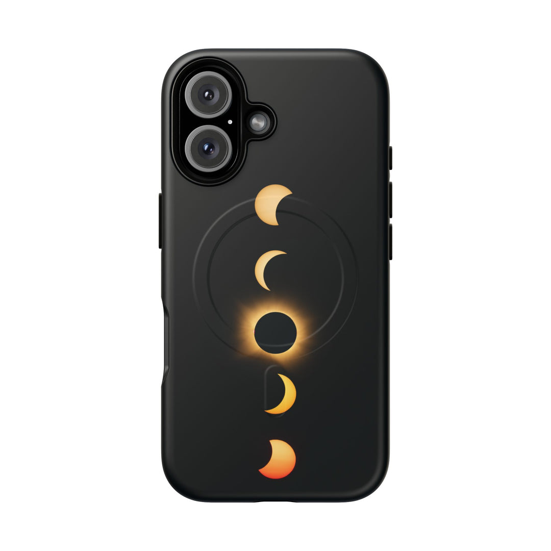 Sonnenfinsternis-Phasen, 12. August 2026 | Robuste Magnet-Handyhülle