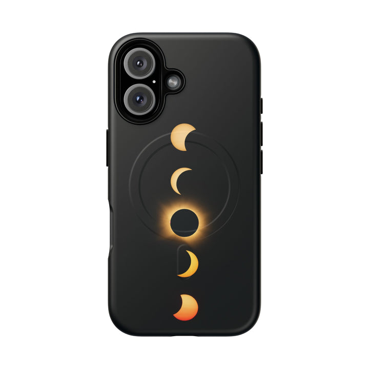 Sonnenfinsternis-Phasen, 12. August 2026 | Robuste Magnet-Handyhülle
