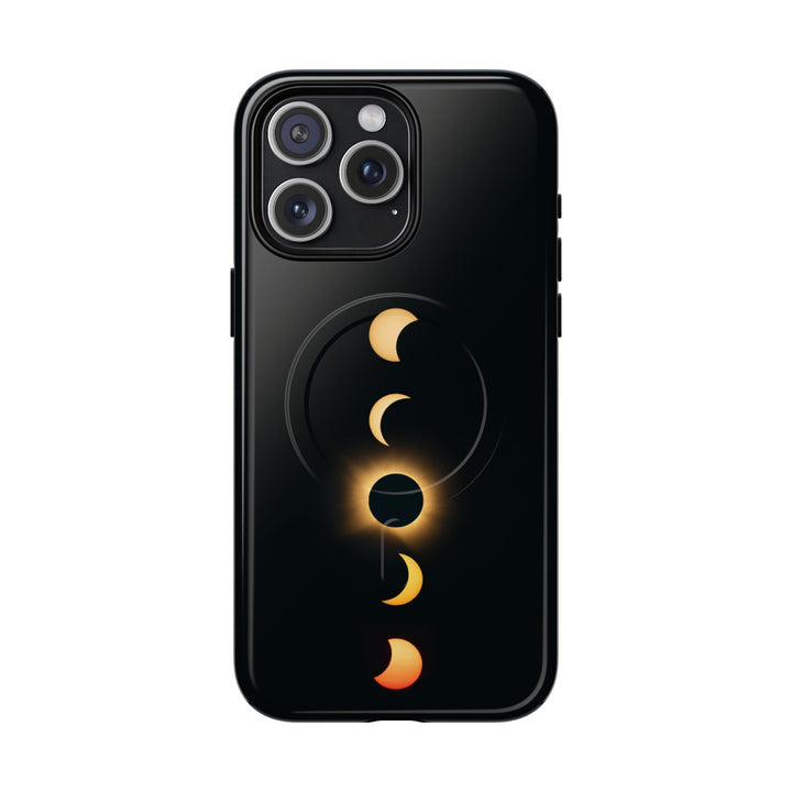 Sonnenfinsternis-Phasen, 12. August 2026 | Robuste Magnet-Handyhülle
