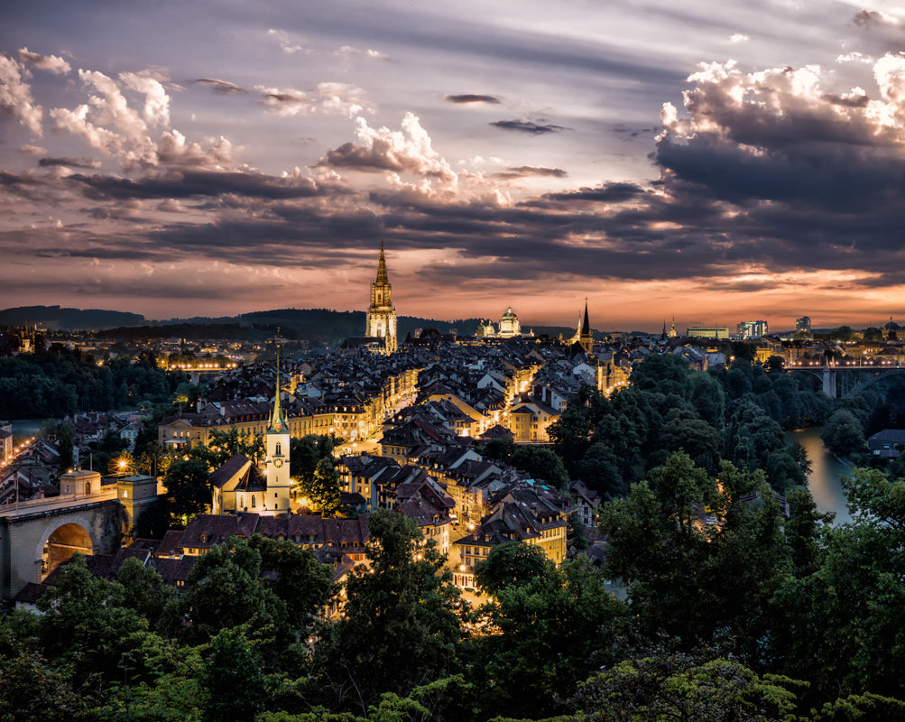 Golden Hour in Bern | Original Print