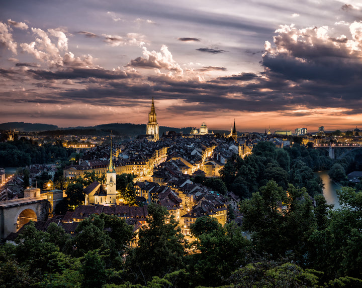 Golden Hour in Bern | Original Print