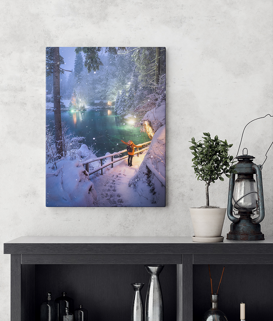 Wintertraum in Kandersteg | Original Print