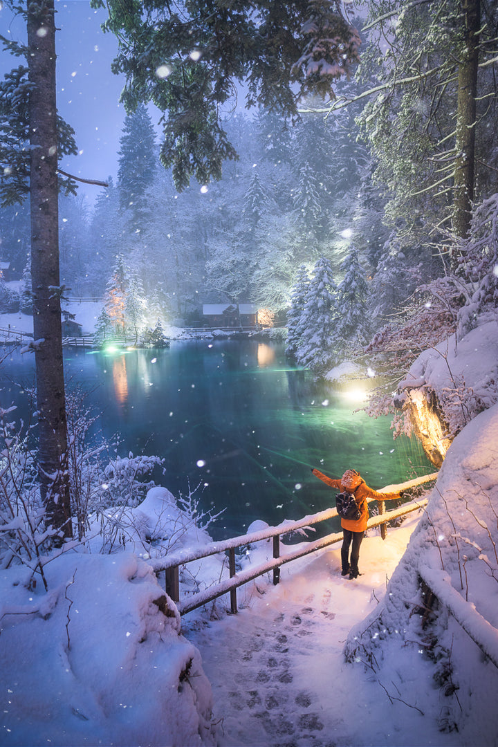 Wintertraum in Kandersteg | Original Print