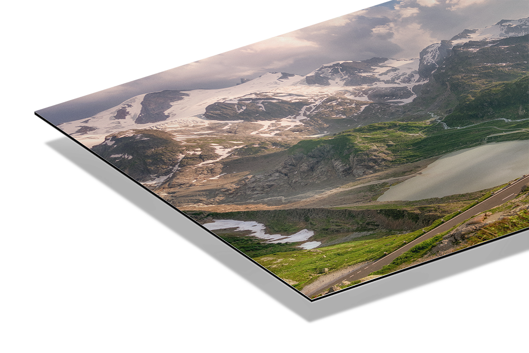 Camper Van On Sustenpass Road | Original Print