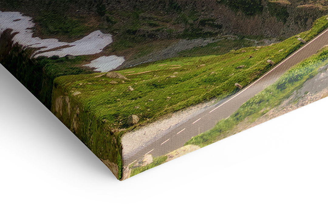 Camper Van On Sustenpass Road | Original Print
