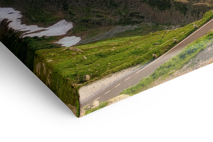 Camper Van On Sustenpass Road | Original Print