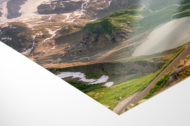 Camper Van On Sustenpass Road | Original Print