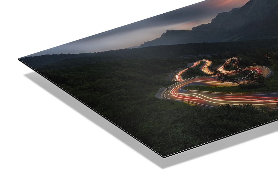 Light Trails At Maloja Pass | Original Print