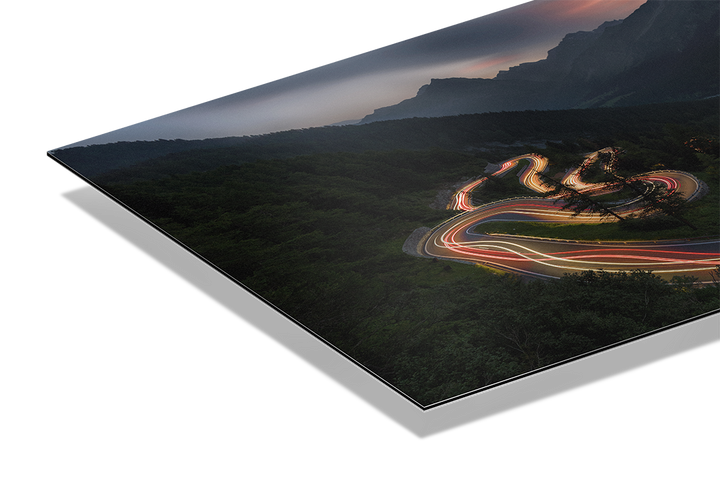 Light Trails At Maloja Pass | Original Print
