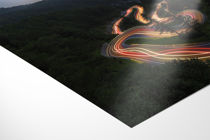 Light Trails At Maloja Pass | Original Print