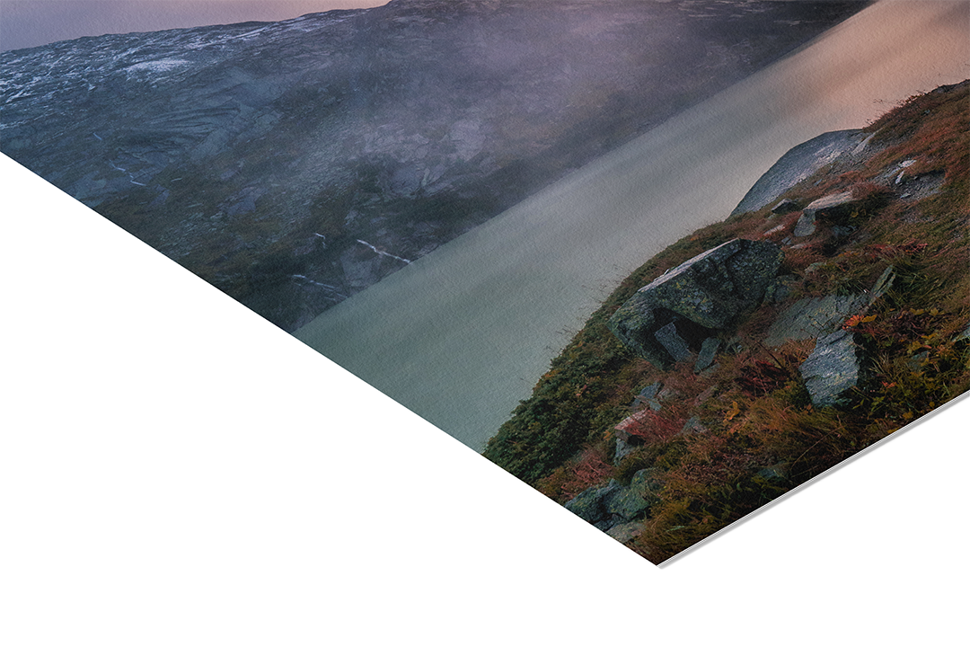 Lake Grimsel In Fall And Storm Clouds | Original Print