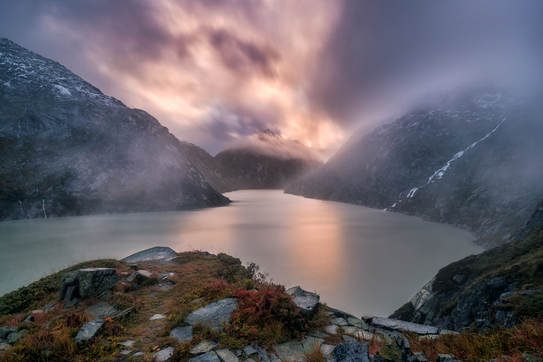 Lake Grimsel Fall Long Exposure | Original Print