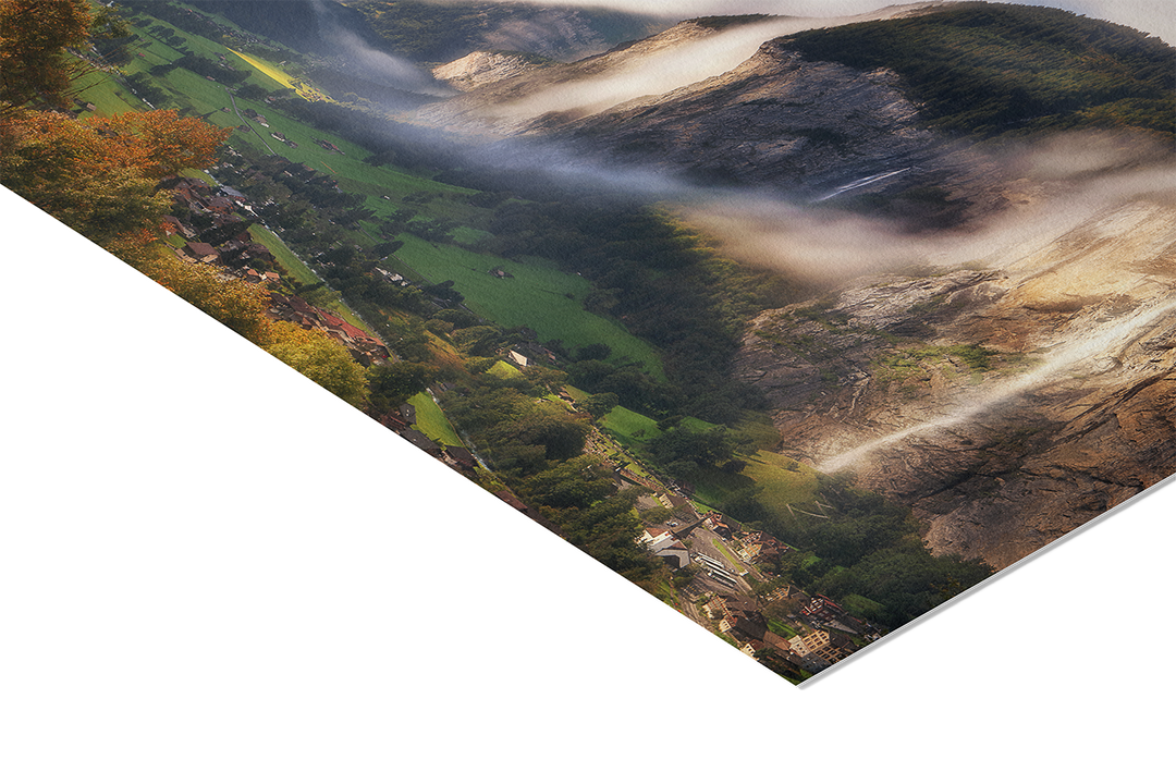 Lauterbrunnen Valley In Fall | Original Print