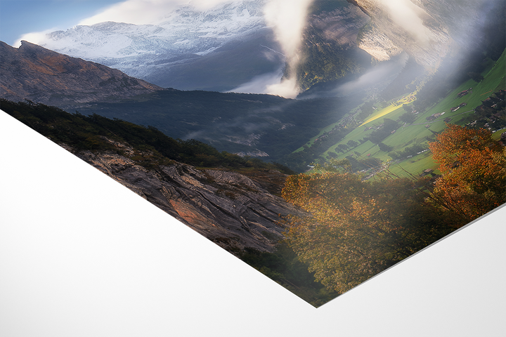 Lauterbrunnen Valley In Fall | Original Print