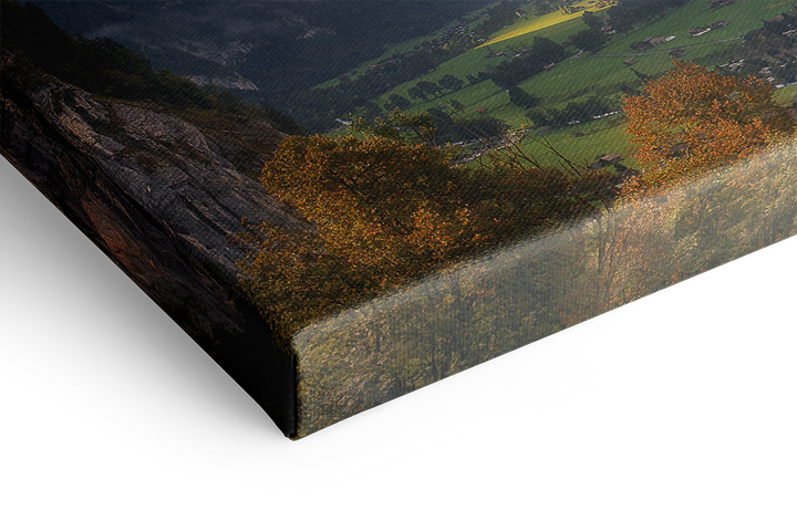 Lauterbrunnen Valley In Fall | Original Print