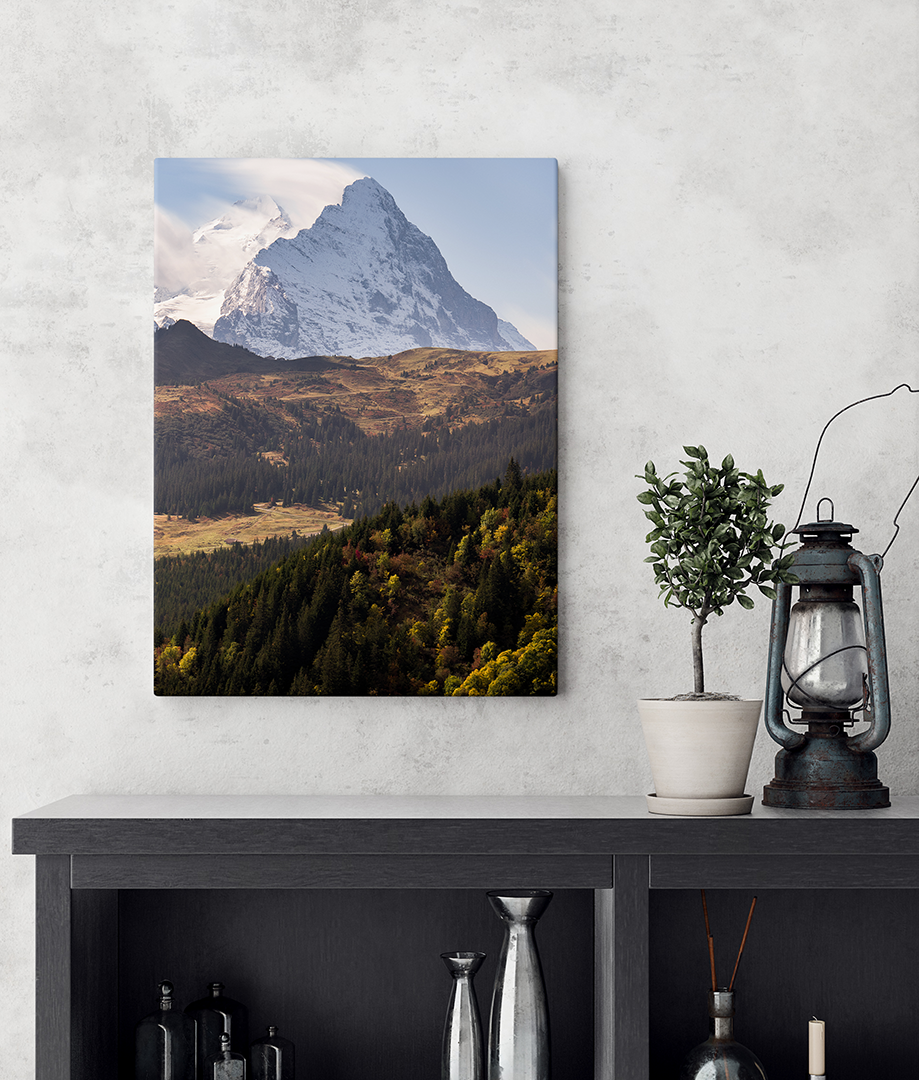 Eiger Mountain In Fall | Original Print