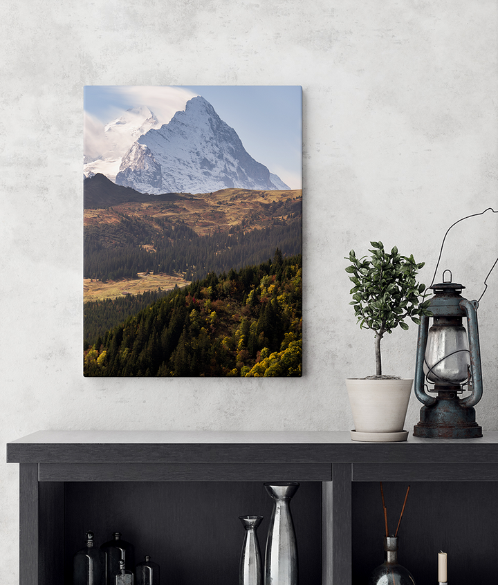 Eiger Mountain In Fall | Original Print