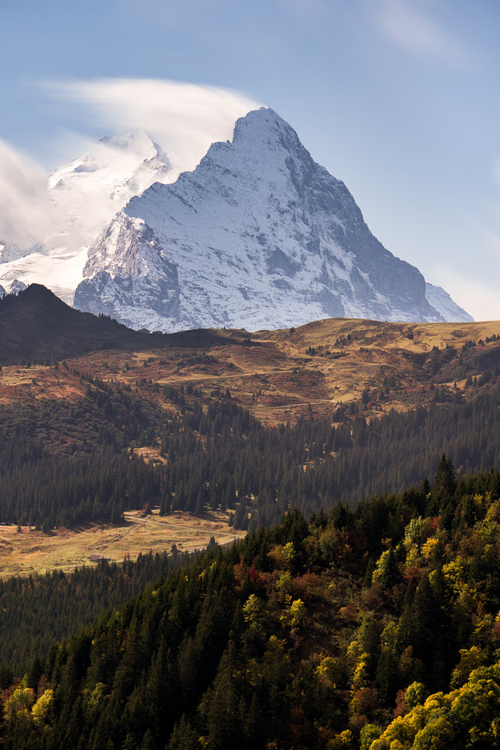 Eiger Mountain In Fall | Original Print