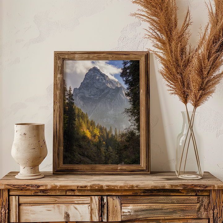 Wellhorn Mountain In Fall | Original Print