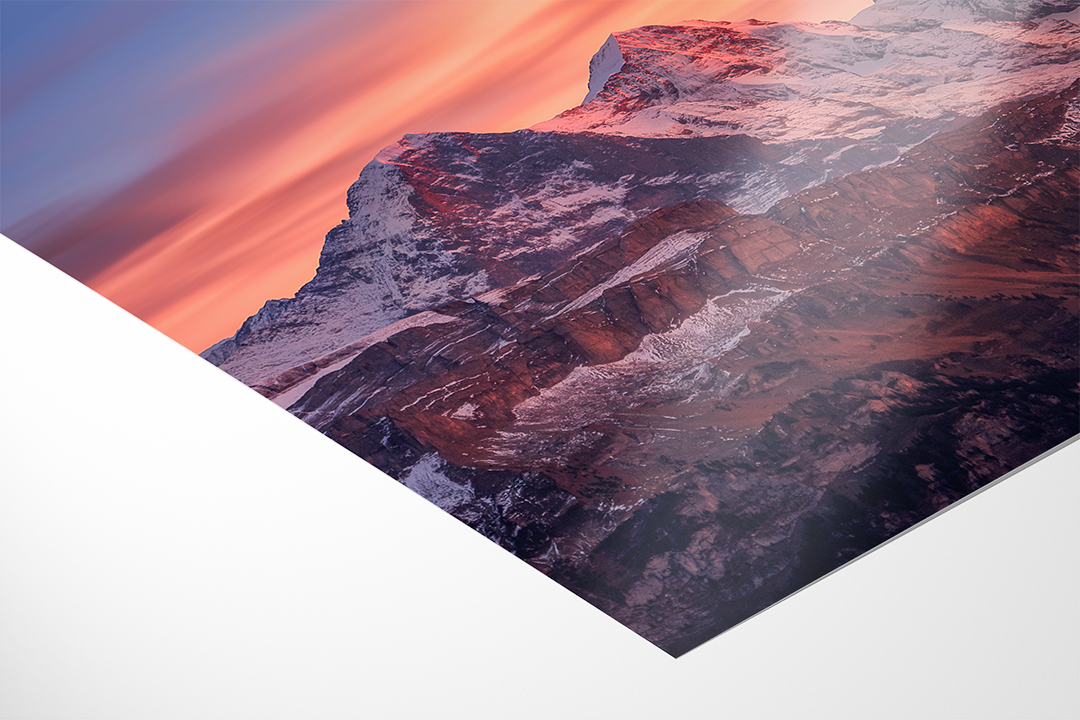 Eiger, Mönch, Jungfrau Sunset | Original Print