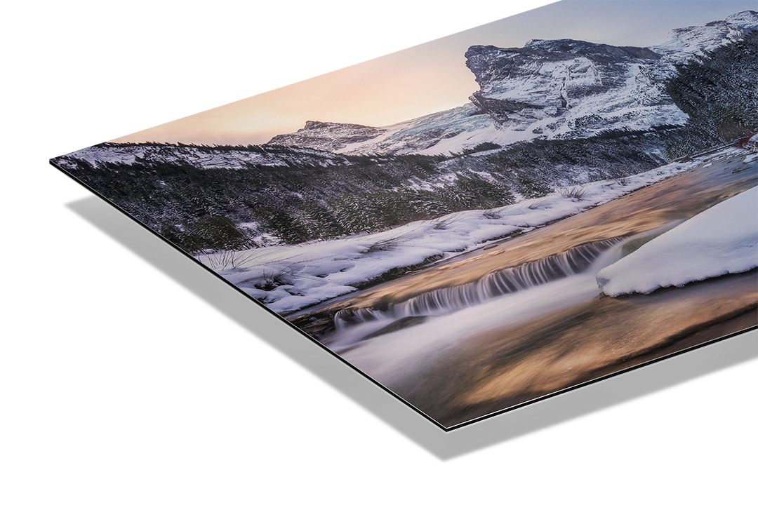 Wellhorn And Reichenbach River In Winter | Original Print