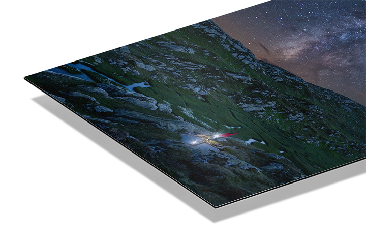 Milchstrasse am Grimselpass mit Sternschnuppe | Original Print