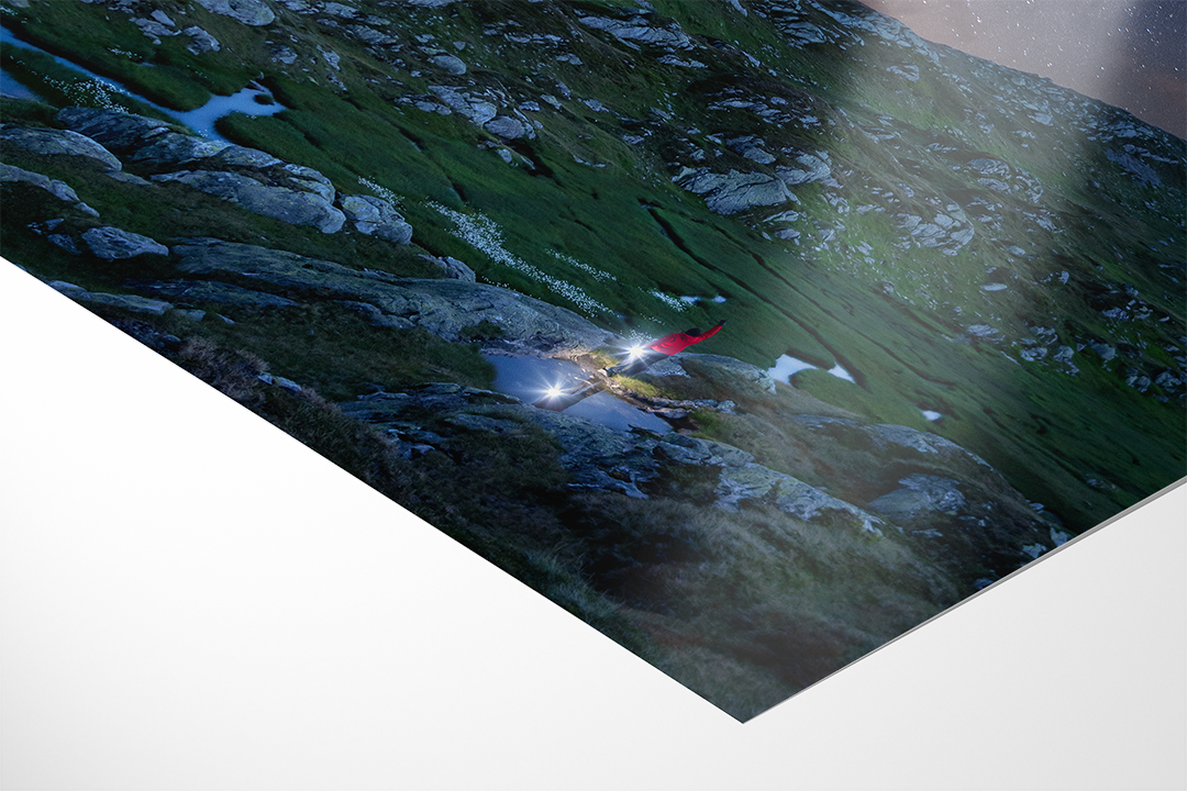 Milchstrasse am Grimselpass mit Sternschnuppe | Original Print