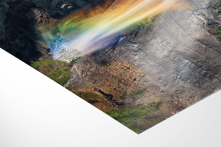 Farbenfroher Wasserfall in Meiringen | Original Print