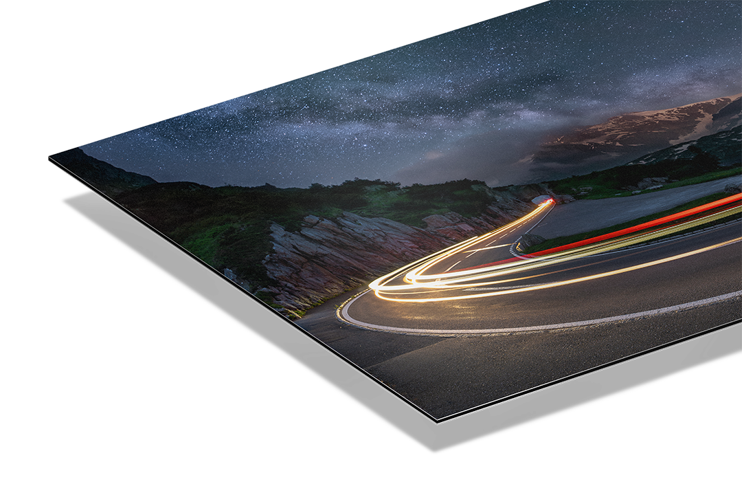Light Trails And Milky Way At Sustenpass | Original Print