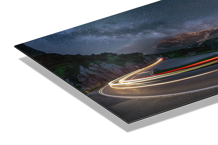 Light Trails And Milky Way At Sustenpass | Original Print