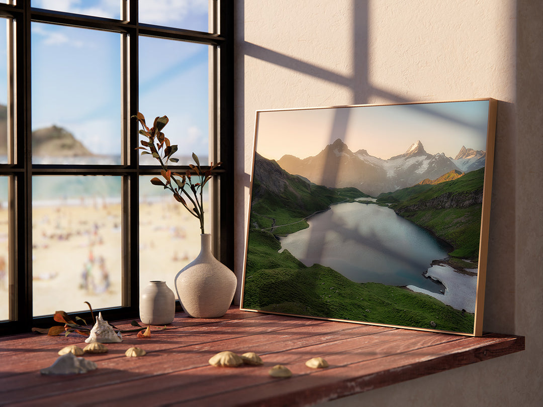 Bachsee Near Grindelwald, Summer Morning | Original Print