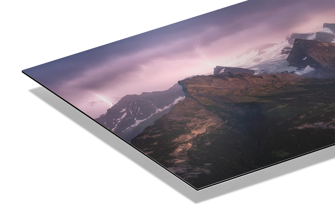 Lightning Storm Over The Bernese Alps | Original Print
