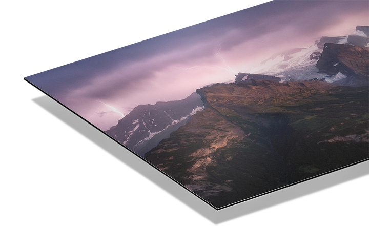 Lightning Storm Over The Bernese Alps | Original Print