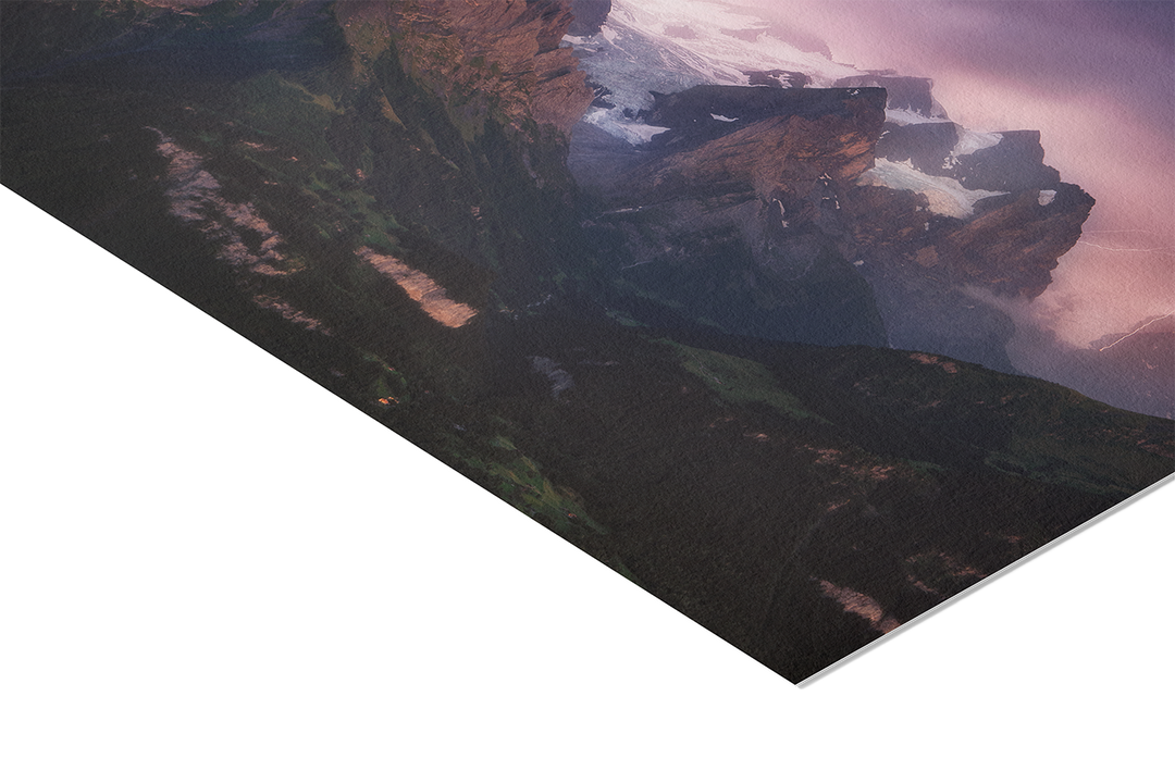 Sommergewitter über dem Wetterhorn | Original Print