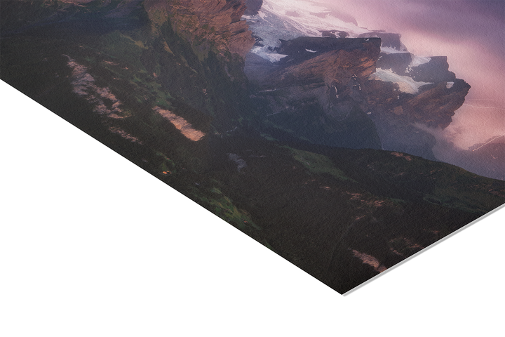 Sommergewitter über dem Wetterhorn | Original Print
