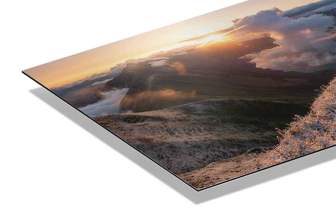 Sunrise On Hardergrat After First Snow | Original Print