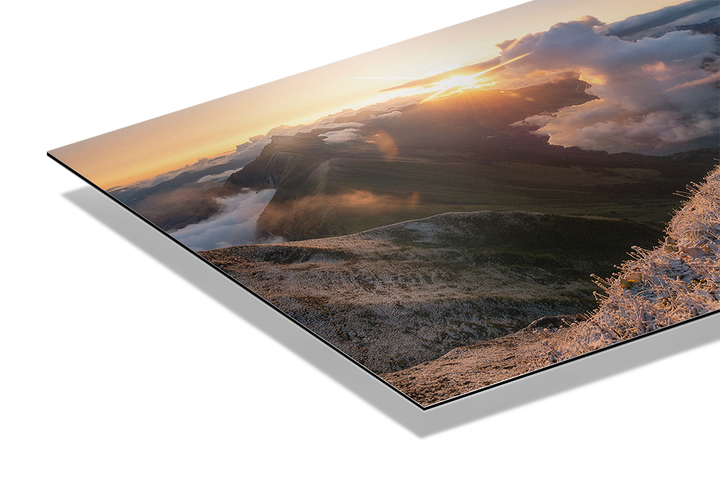 Sunrise On Hardergrat After First Snow | Original Print